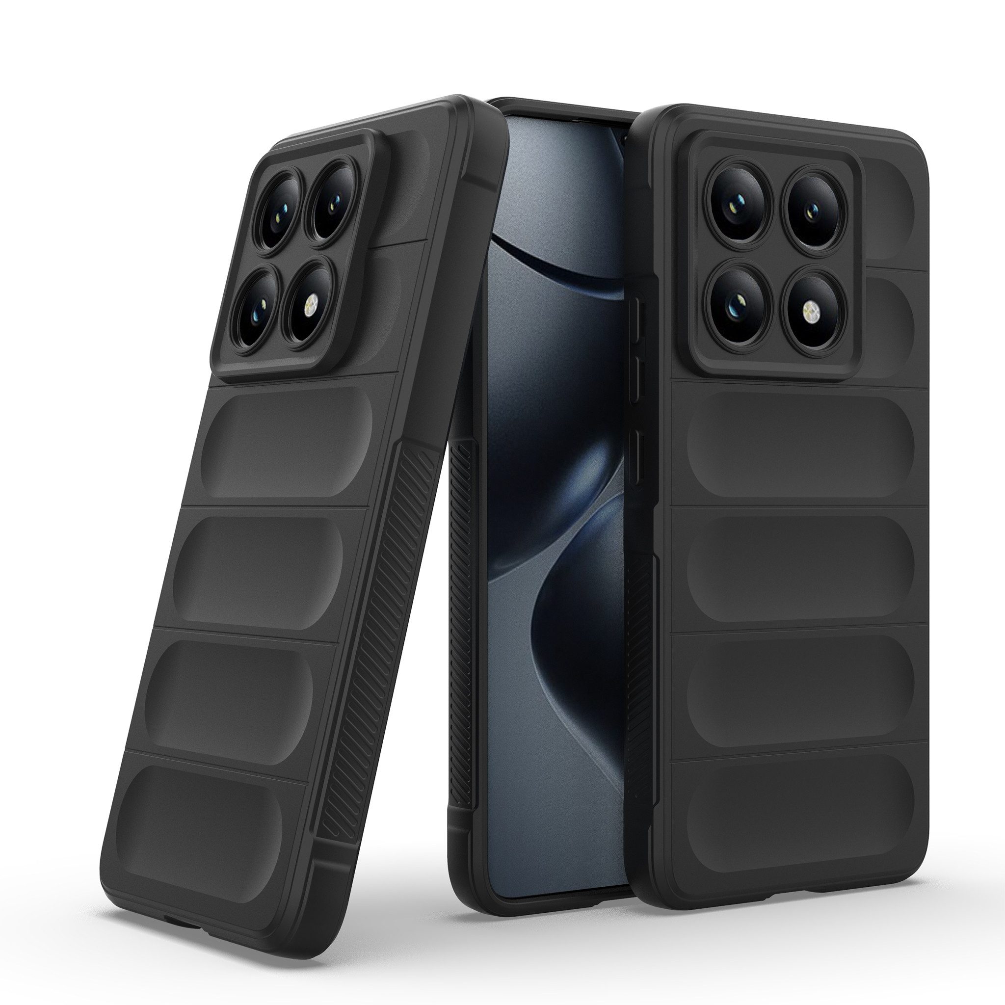 Tec-Expert Handyhülle Cover Hülle für Xiaomi 14T Pro 6.67 Zoll, 6.67, Case mit Griffzonen und Mikrofaser Inlay