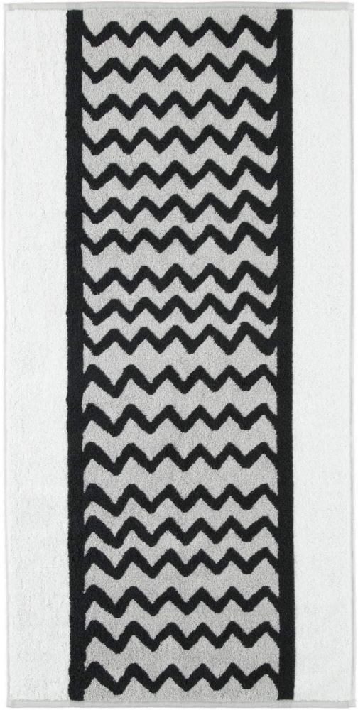 Cawö Handtuch Cawö Handtuchserie 976-076 Black&White, günstig online kaufen