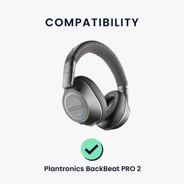 kwmobile 2x Ohr Polster für Plantronics BackBeat PRO 2 Ohrpolster (Ohrpolster Kopfhörer - Kunstleder Polster für Over Ear Headphones)