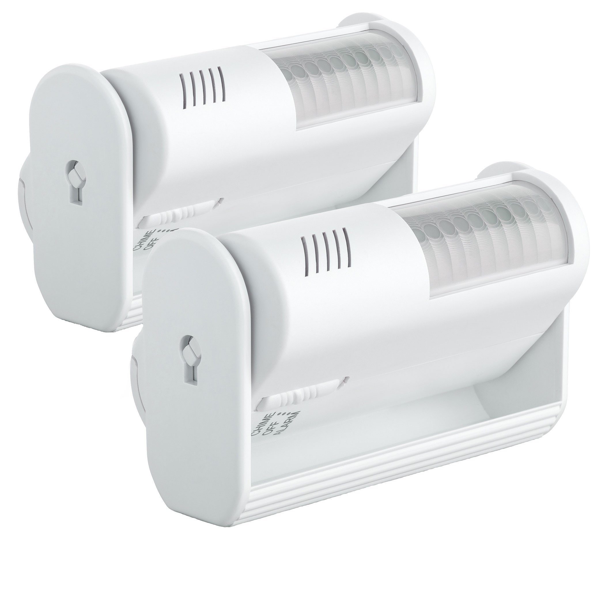 SEBSON Датчик движения Датчик движения mit Alarm und Klingel, Durchgangsmelder, (2-St)