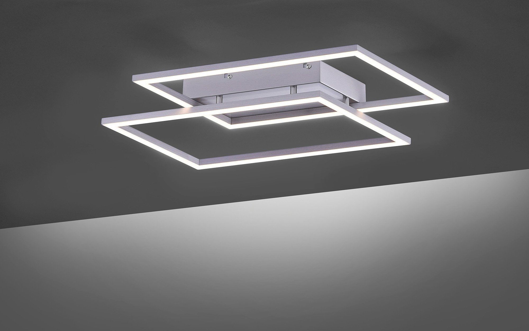 Paul Neuhaus LED Deckenleuchte Inigo, vorhandenen über integriert, Stufenlos dimmbar fest Warmweiß, LED Memoryfunktion, Dimmfunktion, Wandschalter