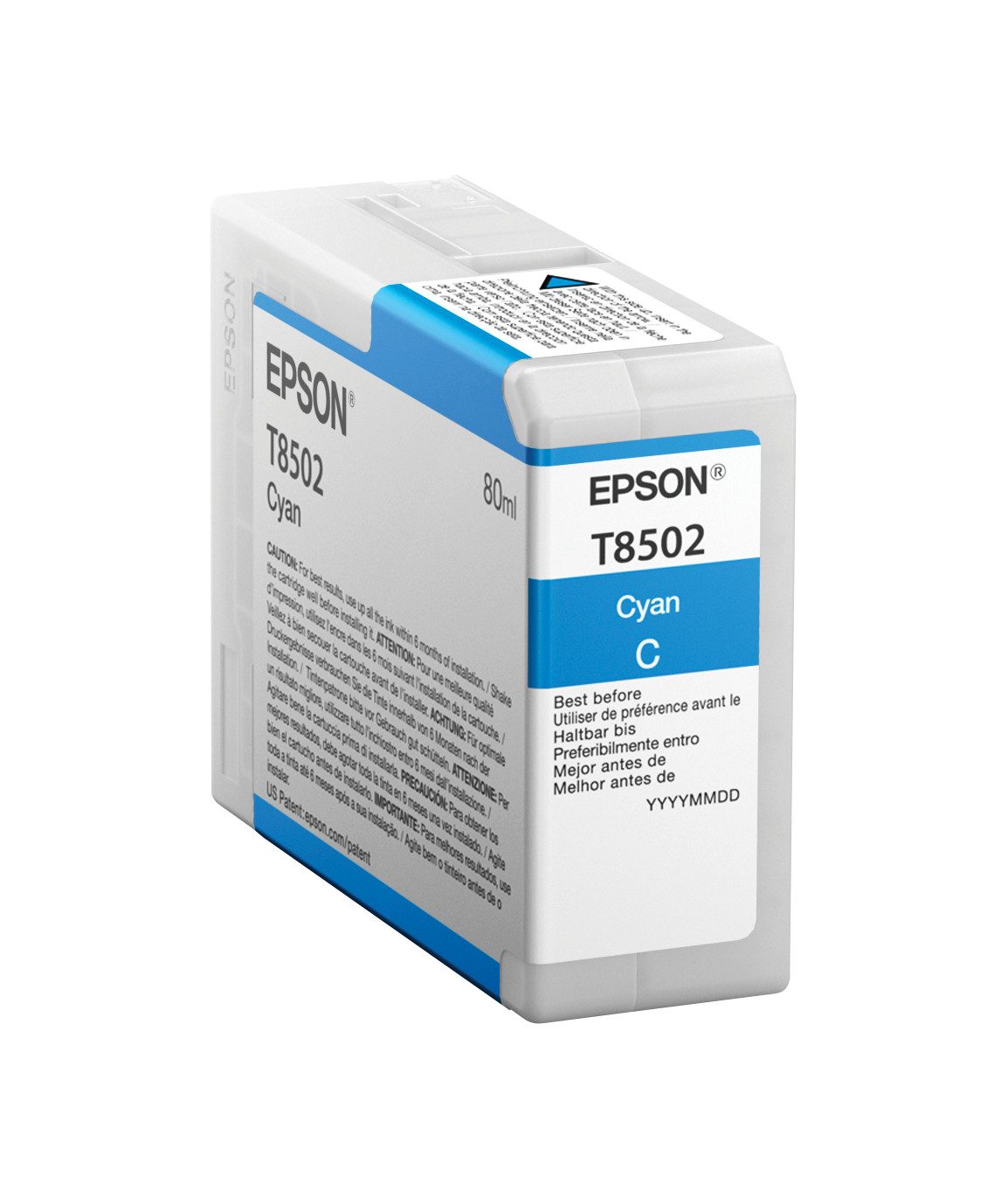 Epson Tintenpatrone T8502 Cyan (80ml) Tintenpatrone