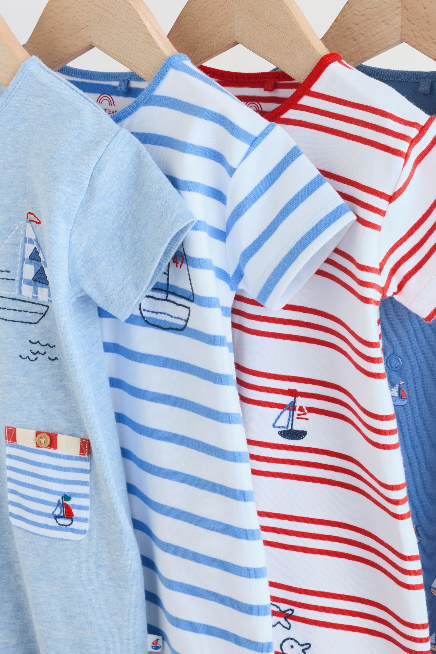 Next Strampler Baby Strampelanzüge aus Jersey, 4er-Pack (4-tlg) – Bild 3 von 5