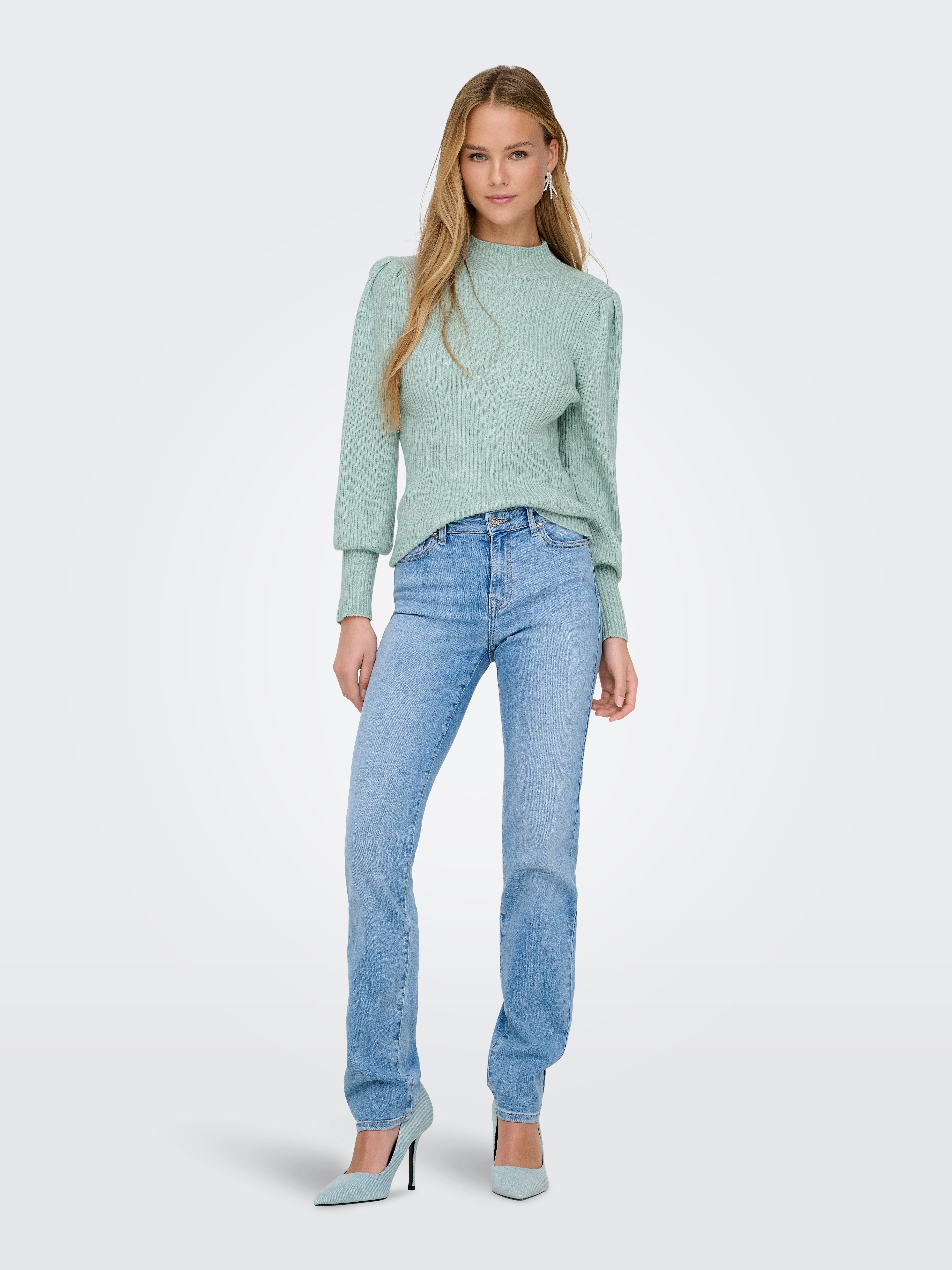 ONLY Strickpullover ONLKATIA L/S HIGHNECK PULLOVER KNT NOOS Viskosemischung