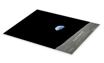 Posterlounge Poster NASA, Earthrise - Apollo 8, Klassenzimmer Fotografie