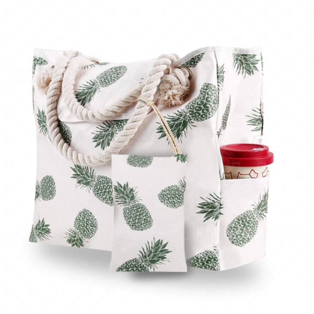 Blusmart Strandtasche Große Strandtasche für Damen mit kleiner Geldbörse (Segeltuch Umhängetasche, Beach Bag, Einkaufstasche Wasserdicht), Für Reisen, Strand, Schwimmbad