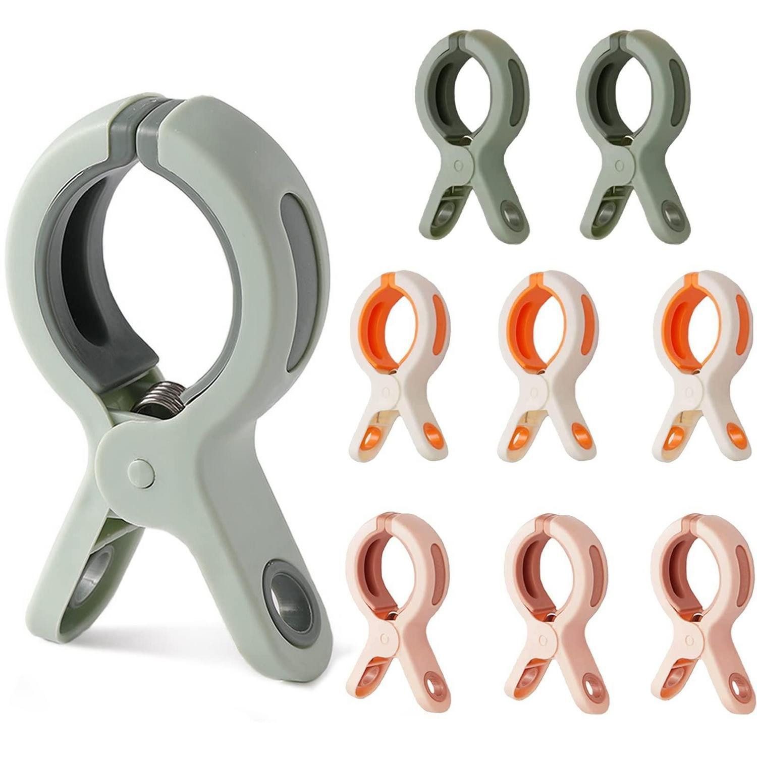 LuxusKollektion Wäscheklammern Strandtuchclips 9er Set XL Windfest