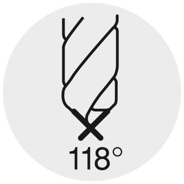 forum® Spiralbohrer Spiralbohrer DIN 345 N HSS geschliffen 48,00 mm MK, 369 mm