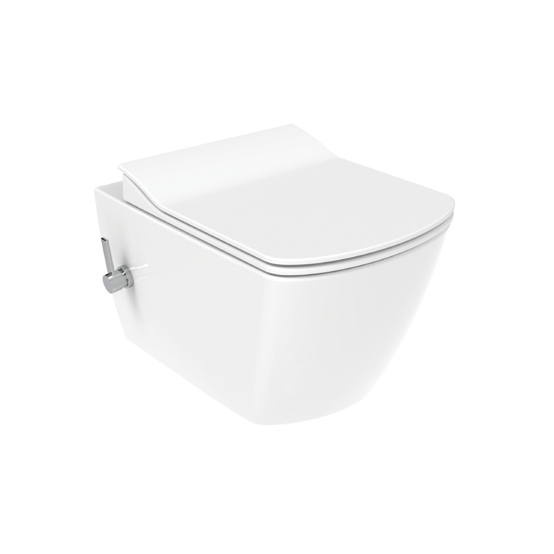 Creavit Tiefspül-WC EG321-34CB00E-0004, Spülrandlos, Hygienedusche günstig online kaufen