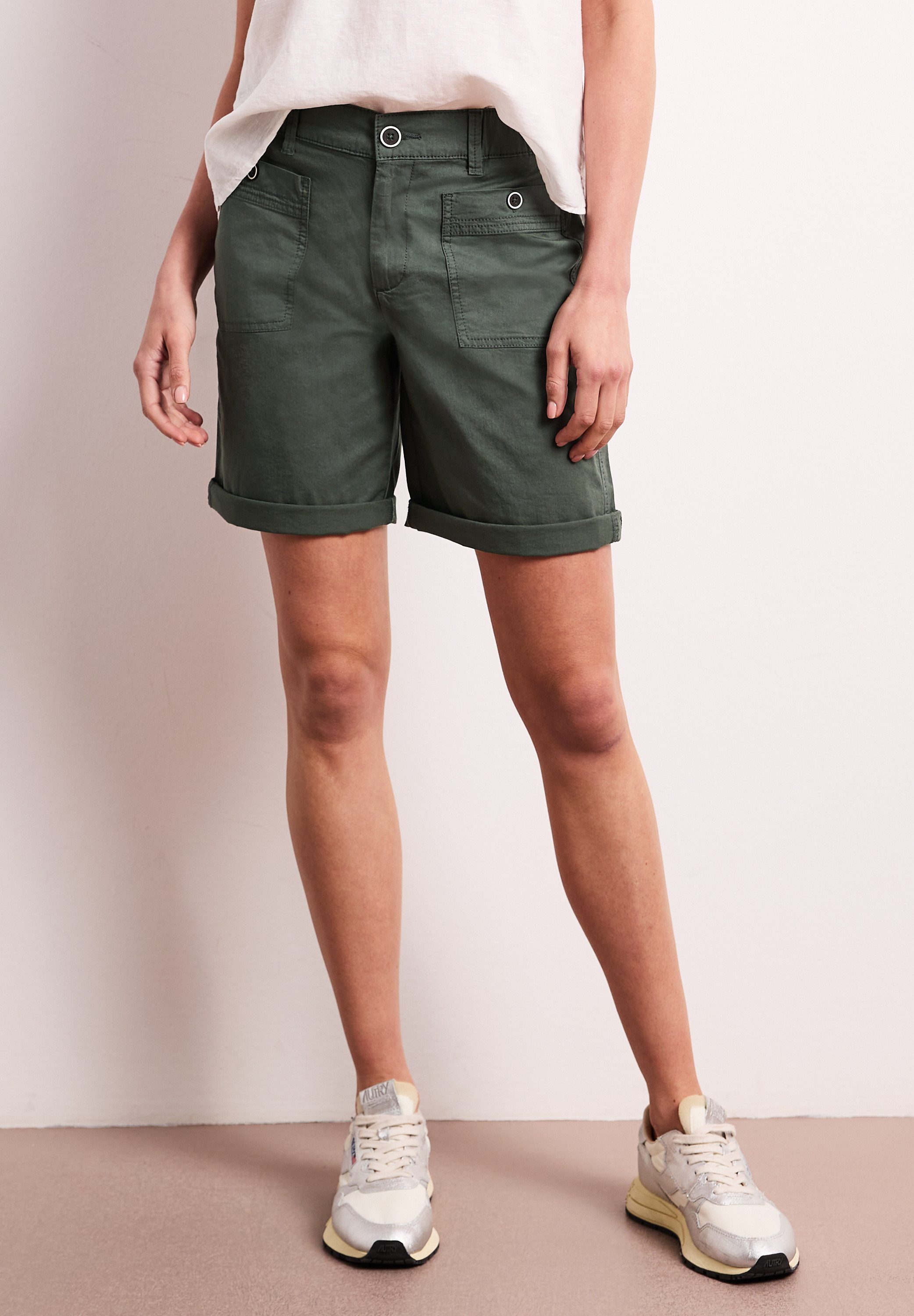 STREET ONE Shorts mit Elastikbund