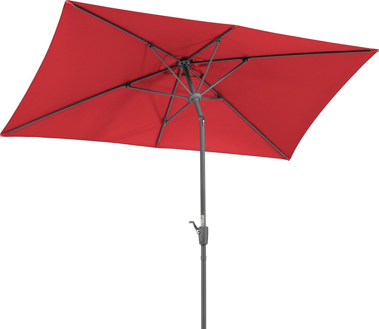 Schneider Schirme Marktschirm Schneider Sonnenschirm Tunis rot 270 x 150 cm