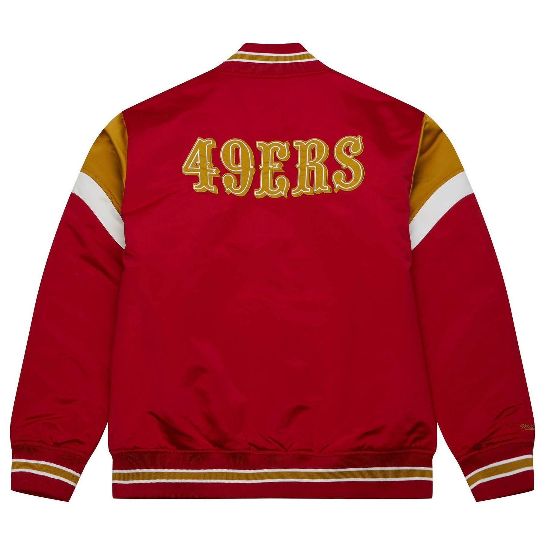 Heavyweight Collegejacke & Mitchell Francisco Ness NFL San Satin 49ers