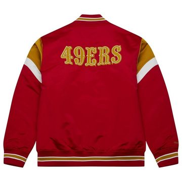 Mitchell & Ness Collegejacke Heavyweight Satin NFL San Francisco 49ers