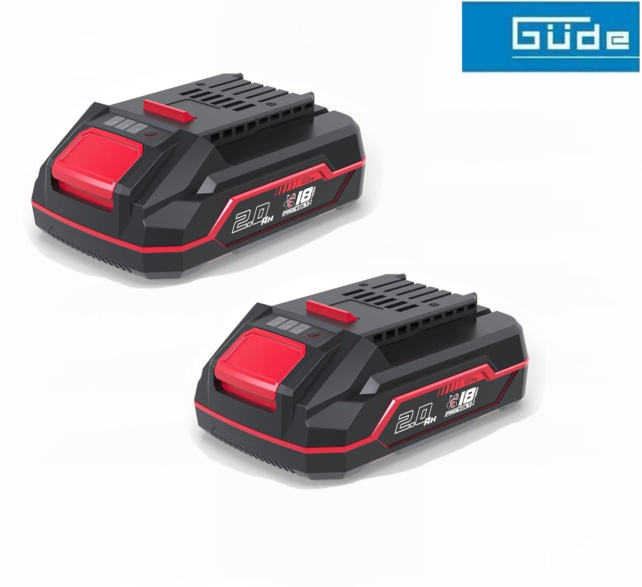 Güde Güde Twinpack ProVolt APPV 18-20 2 x Akku AP18 / 2.0 Ah 18V Akkupack Akkupacks
