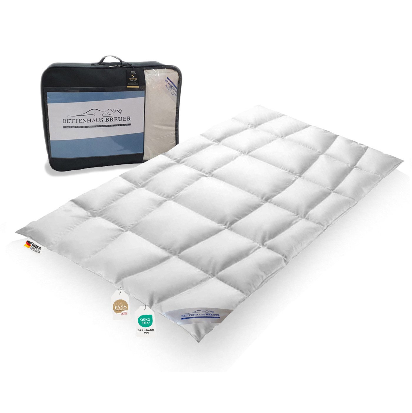 SPESSARTTRAUM Daunenbettdecke Extra warme 100% premium körperform Daunendec günstig online kaufen