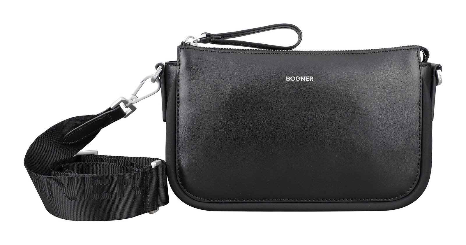 BOGNER Umhängetasche Shoulderbag, aus echtem Rindsleder