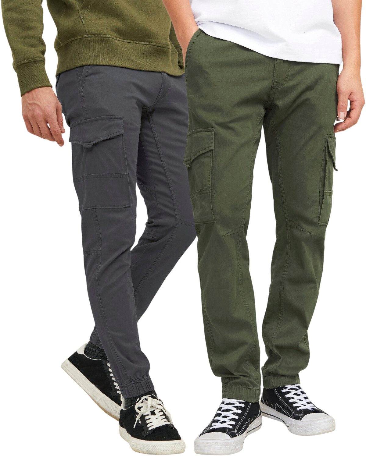 Jack & Jones Cargohose (2er-Pack) aus umweltfreundlichen Materialien günstig online kaufen