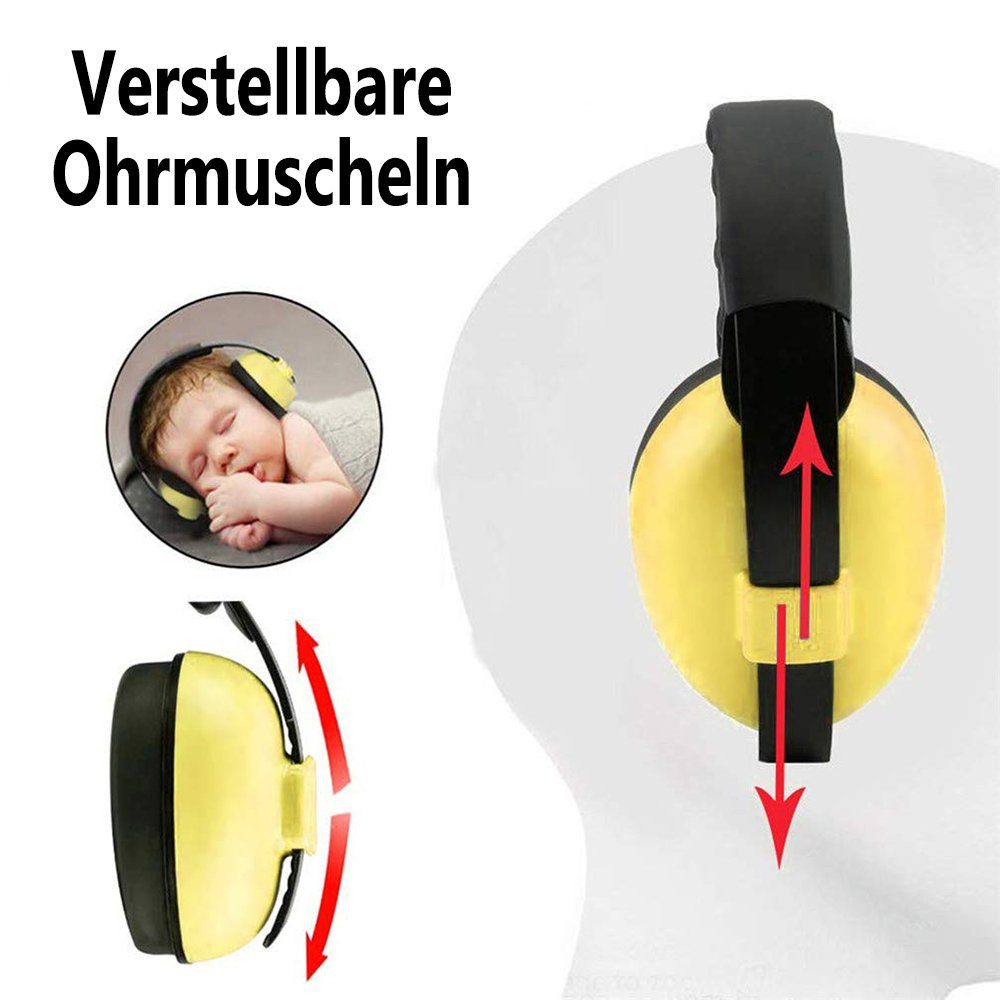 GelldG Kapselgehörschutz Kopfhörer Lärmschutz Kinder, Kapselgehörschutz Gehörschutz
