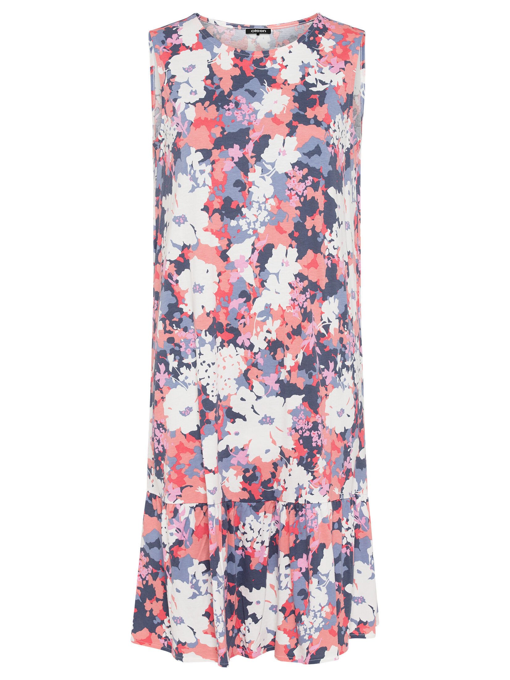 Olsen Jerseykleid (1-tlg) mit femininen Volant günstig online kaufen