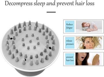 Fyearfly Massagegerät, Mit Kopfmassagegerät, antistatische Kopfhaut-Entspannungs-Stressabbau