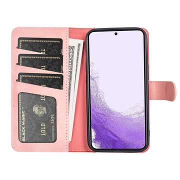 SmartUP Smartphone-Hülle Hülle für Samsung Galaxy S23+ Klapphülle Fliphülle Tasche Case Cover, Standfunktion, integrierte Kartenfächer