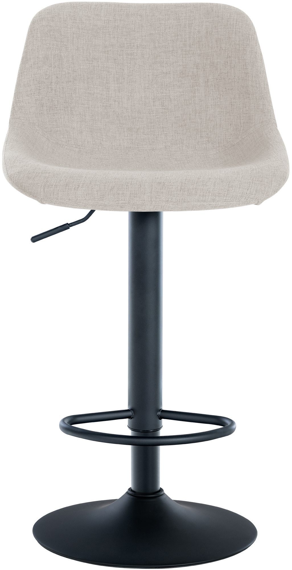 CLP Barhocker Loft (2er Set, 2 St., 2er), Bezug aus Samt, Stoff oder Kunstleder