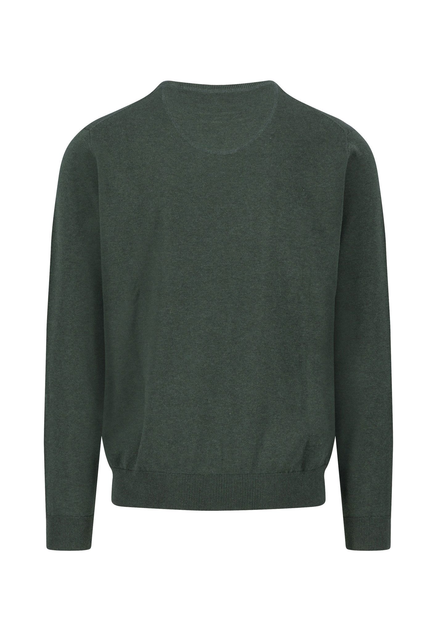 FYNCH-HATTON Strickpullover - Feinstrickpullover aus Baumwolle mit V-Aussch günstig online kaufen