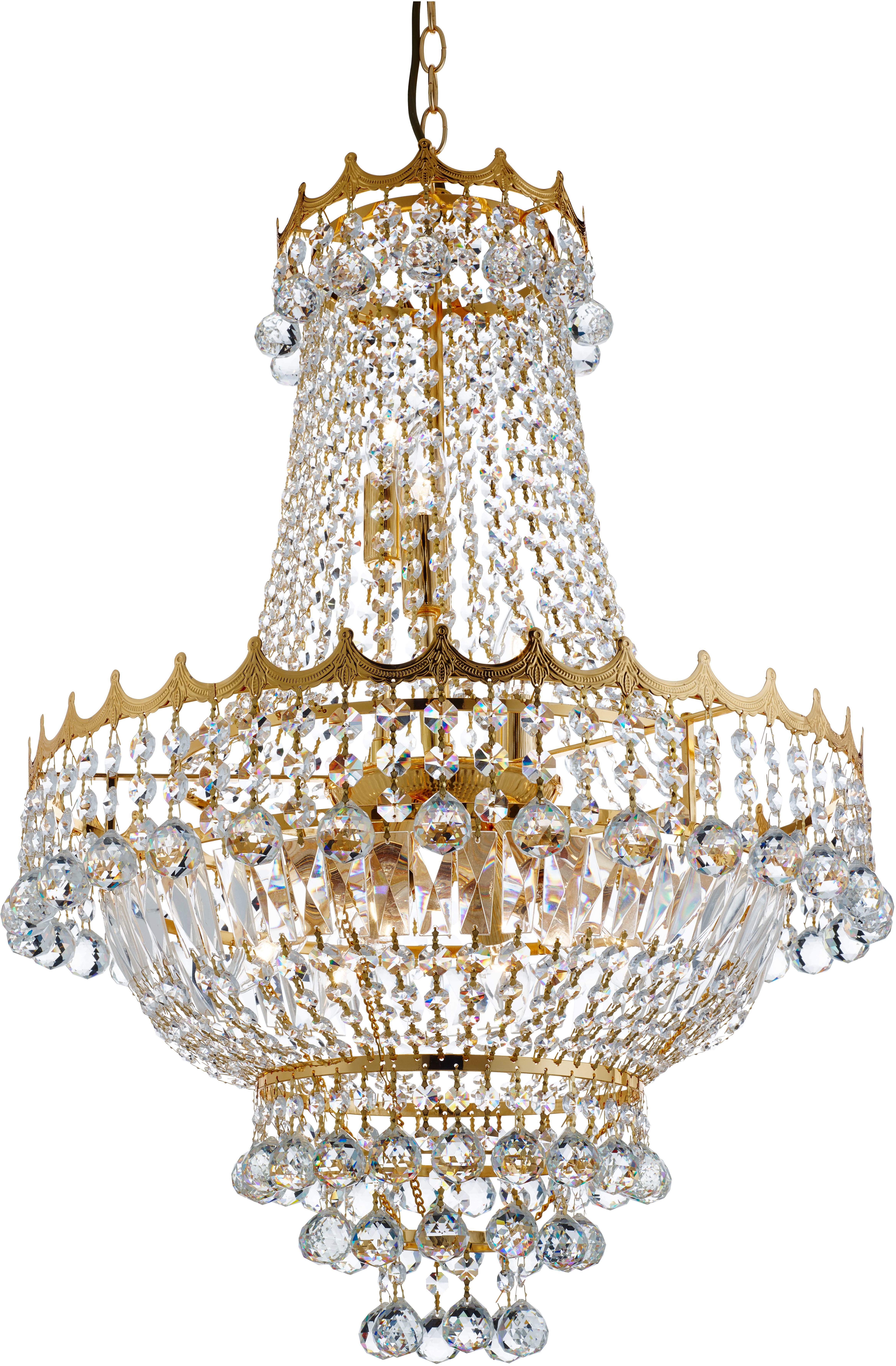 Searchlight Люстры Hängeleuchte Versailles, 9-flammig, ohne Leuchtmittel, Glamourös
