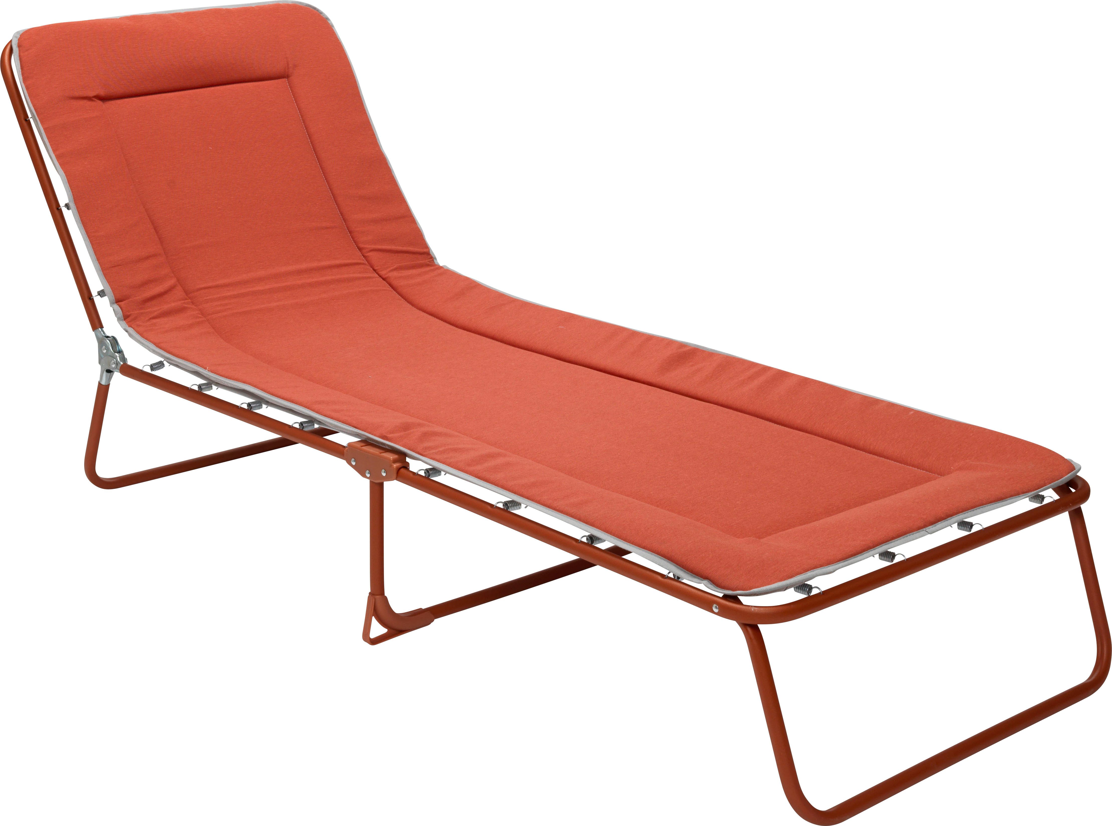 Best Gartenliege Chiemsee, Packung, 4-Fach verstellbar, klappbar, 3-Bein-Liege