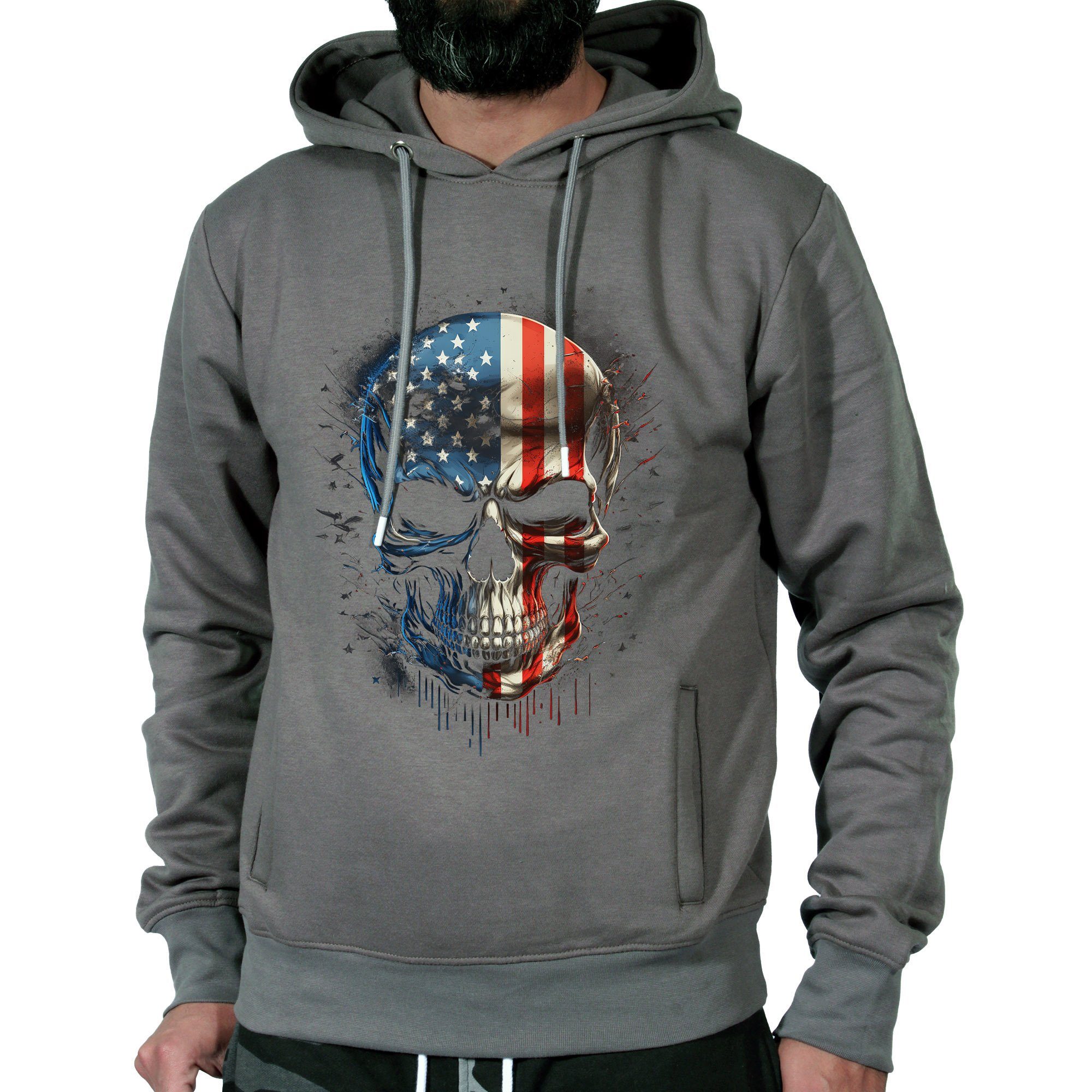 Hoodie Kapuzenpullover Wintermode Winter Freizeit Outdoor Streetwear USA