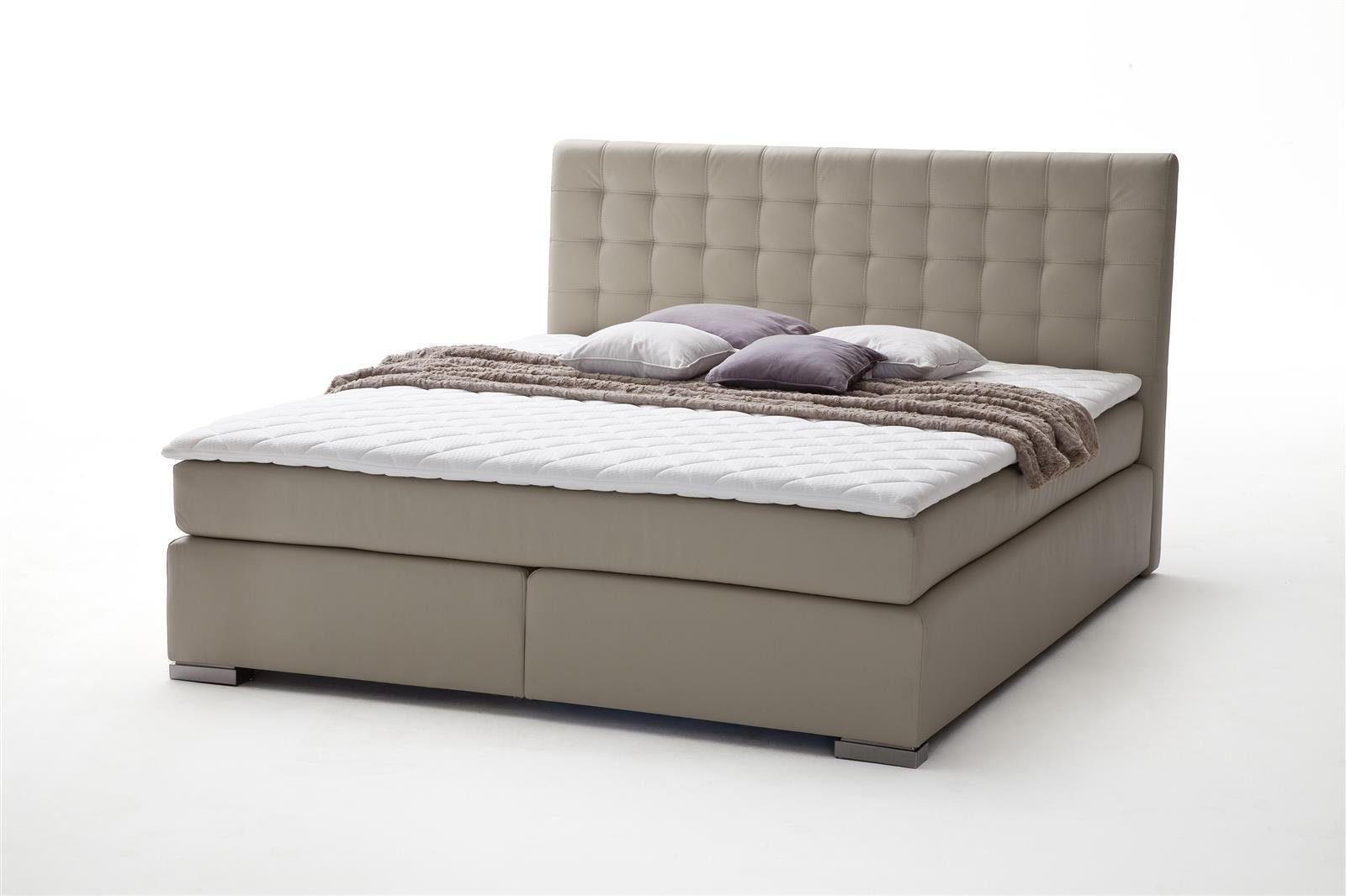 möbelando Boxspringbett Lenno, 162 x 117 x 211 cm (B/H/T)