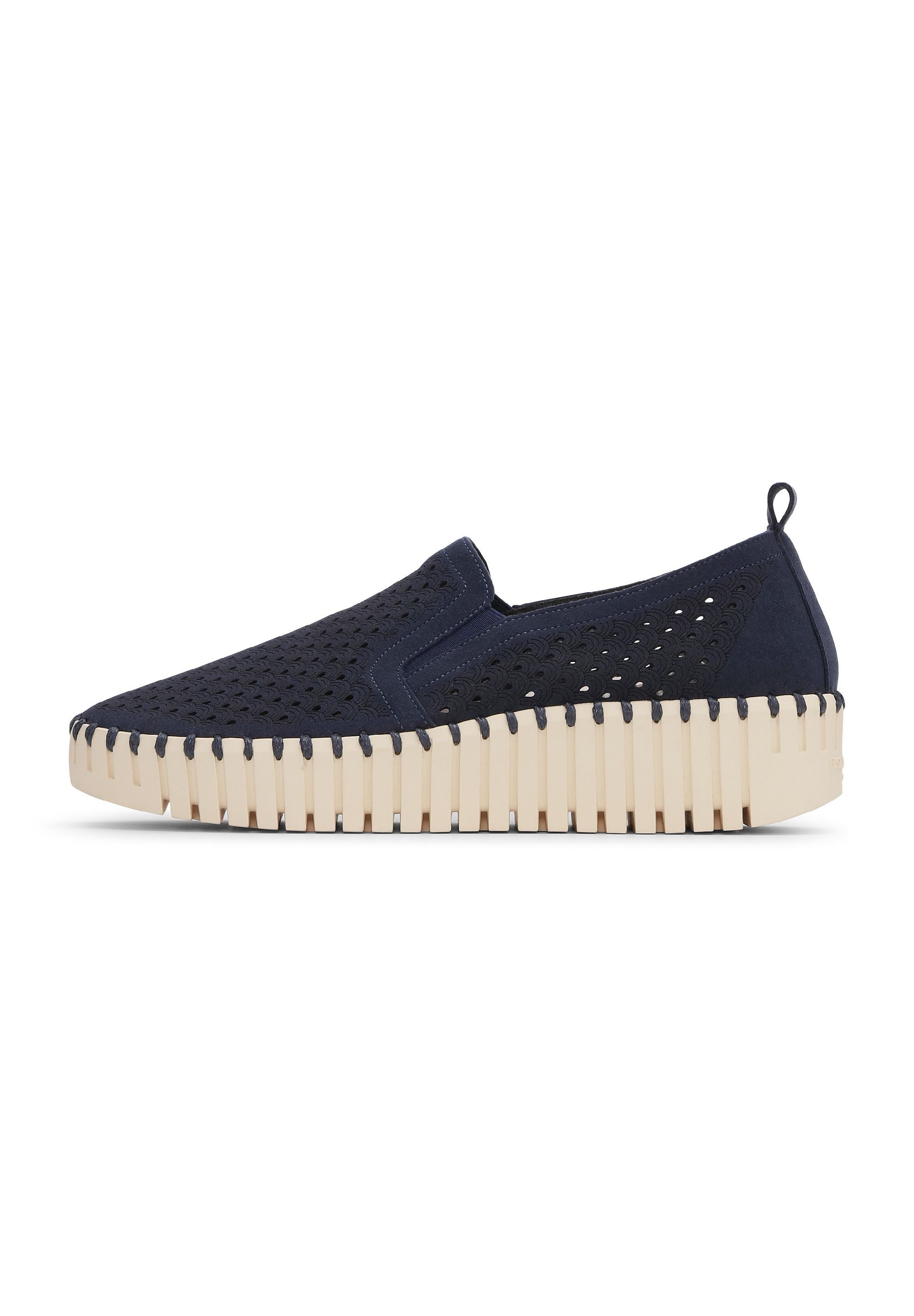 Ilse Jacobsen TULIP4078 Slipper Plateausohle, atmungsaktive Mikrofaser, hoher Tragekomfort
