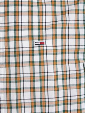 Tommy Jeans Karohemd TJM REG ESSENTIAL CHECK SHIRT mit Logostickerei