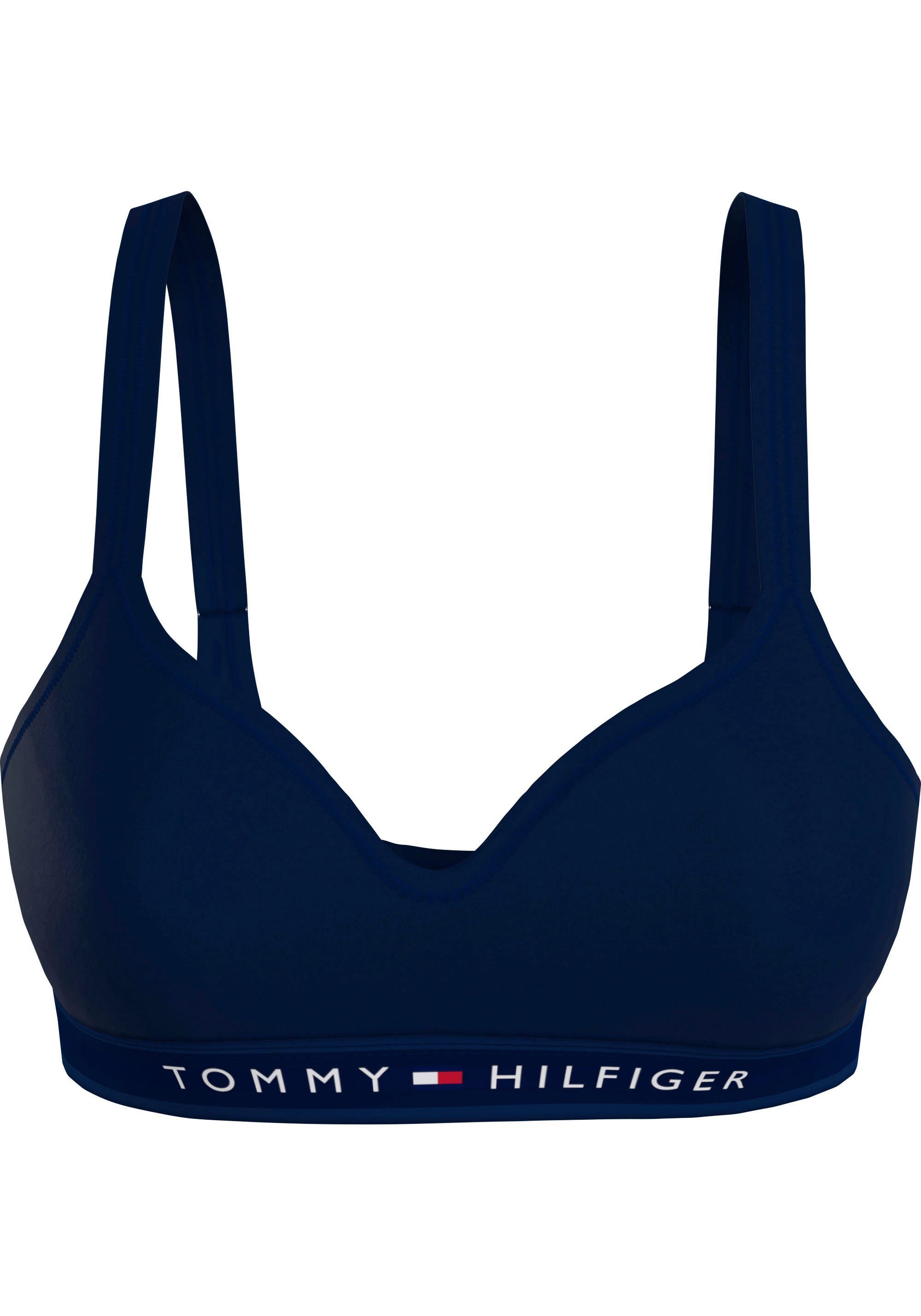 Hilfiger Desert-Sky Hilfiger BRALETTE Bralette-BH Markenlabel Tommy LIFT Tommy Underwear mit