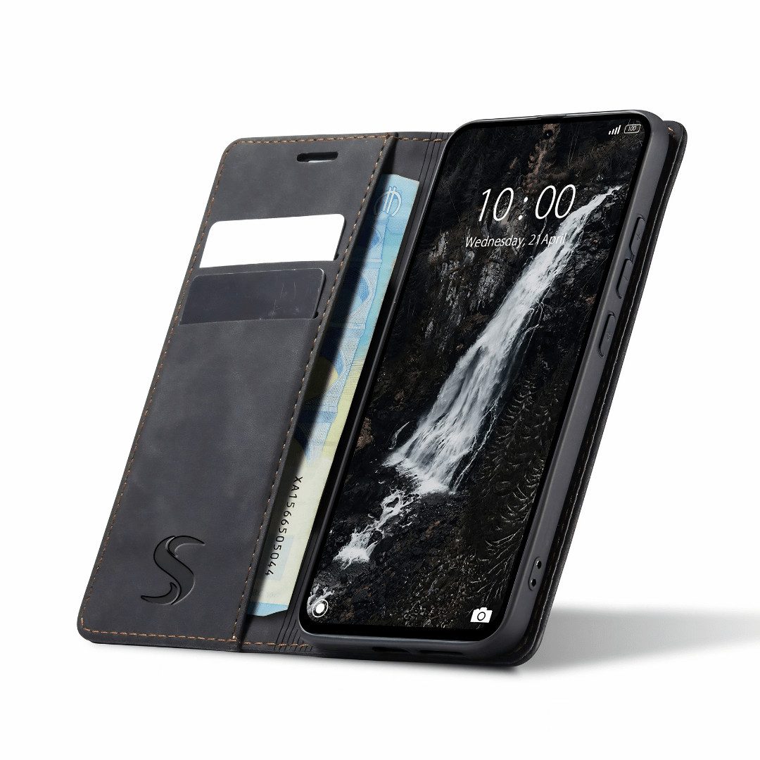 SmartUP Smartphone-Hülle für Xiaomi Redmi Note 17 Pro 5G Klapphülle Fliphülle Tasche Case Cover 6,83, integrierte Standfunktion, Kartenfächer – Bild 3 von 5