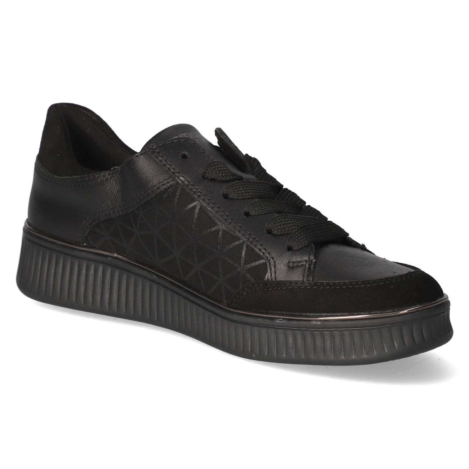 Remonte Remonte Sneaker Low D2E04-00 Damen Glattleder black Schnürschuh – Bild 5 von 5