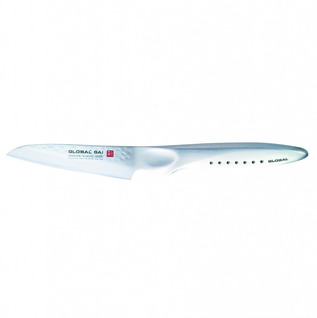 GLOBAL Schälmesser SAI-S03R Schälmesser gerade, Hammerdesign