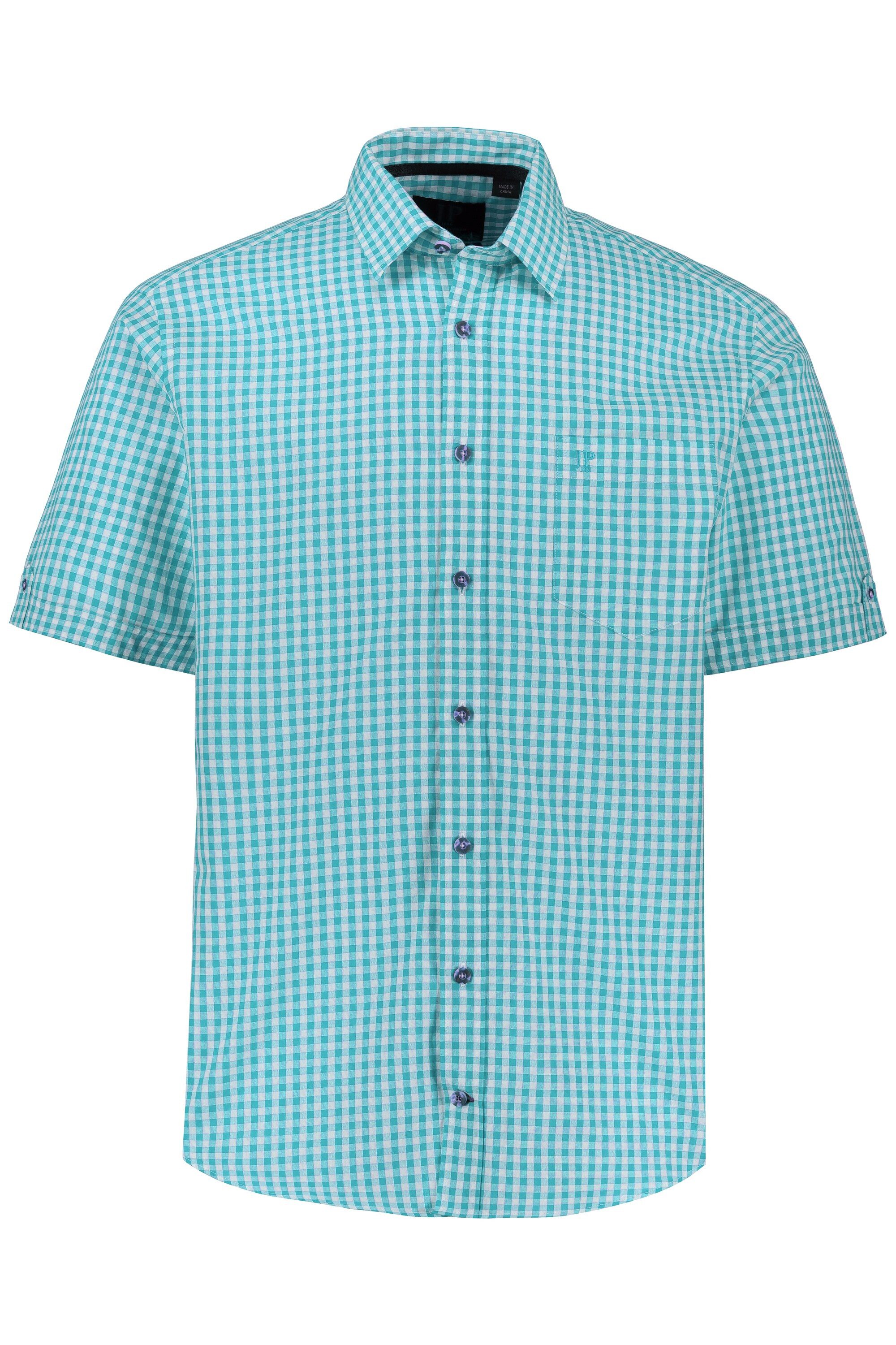 JP1880 Kurzarmhemd bis 7XL Halbarm-Trachtenhemd Karo-Muster günstig online kaufen