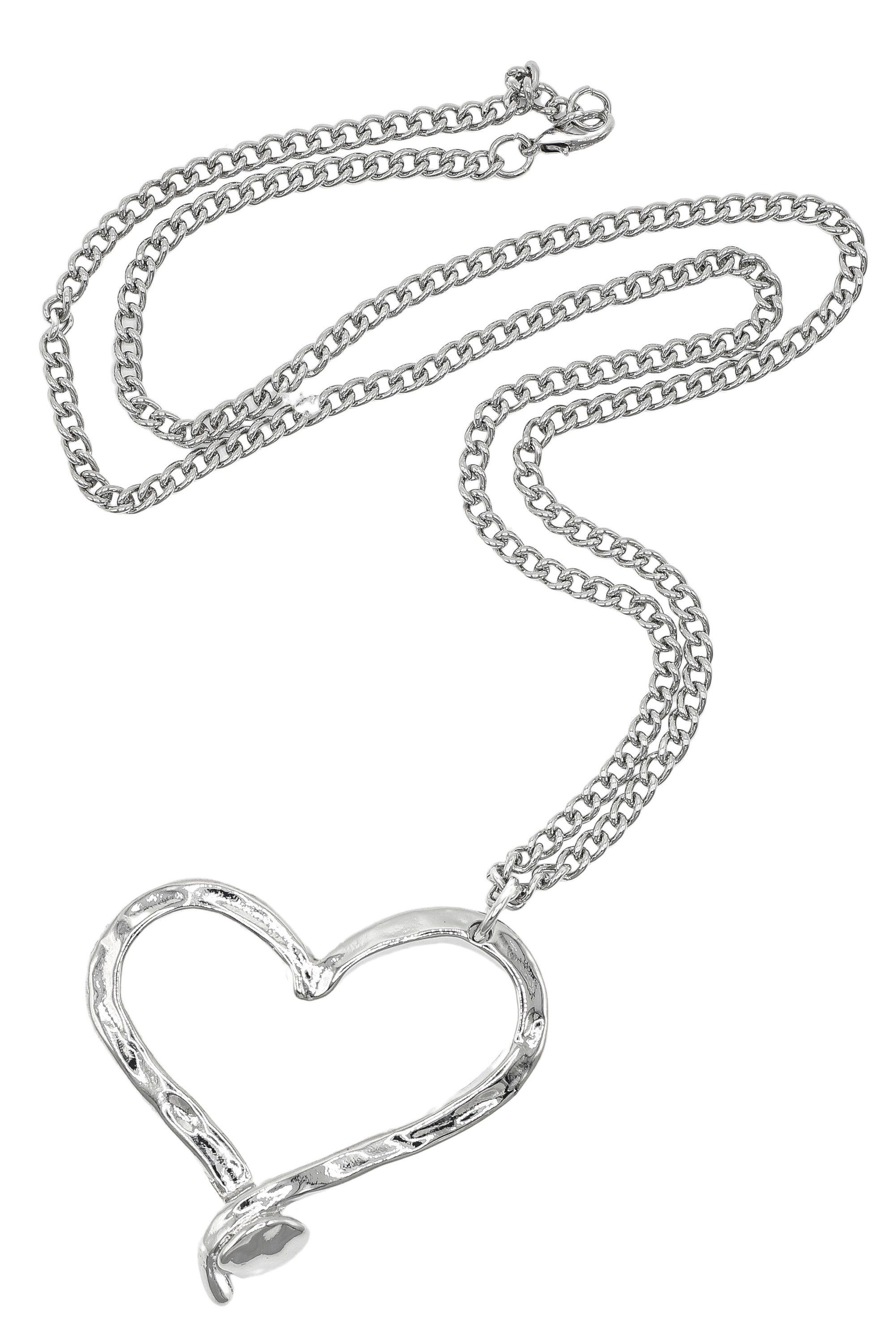 COLLEZIONE ALESSANDRO Lange Kette Herz, mit XL Herz Anhänger