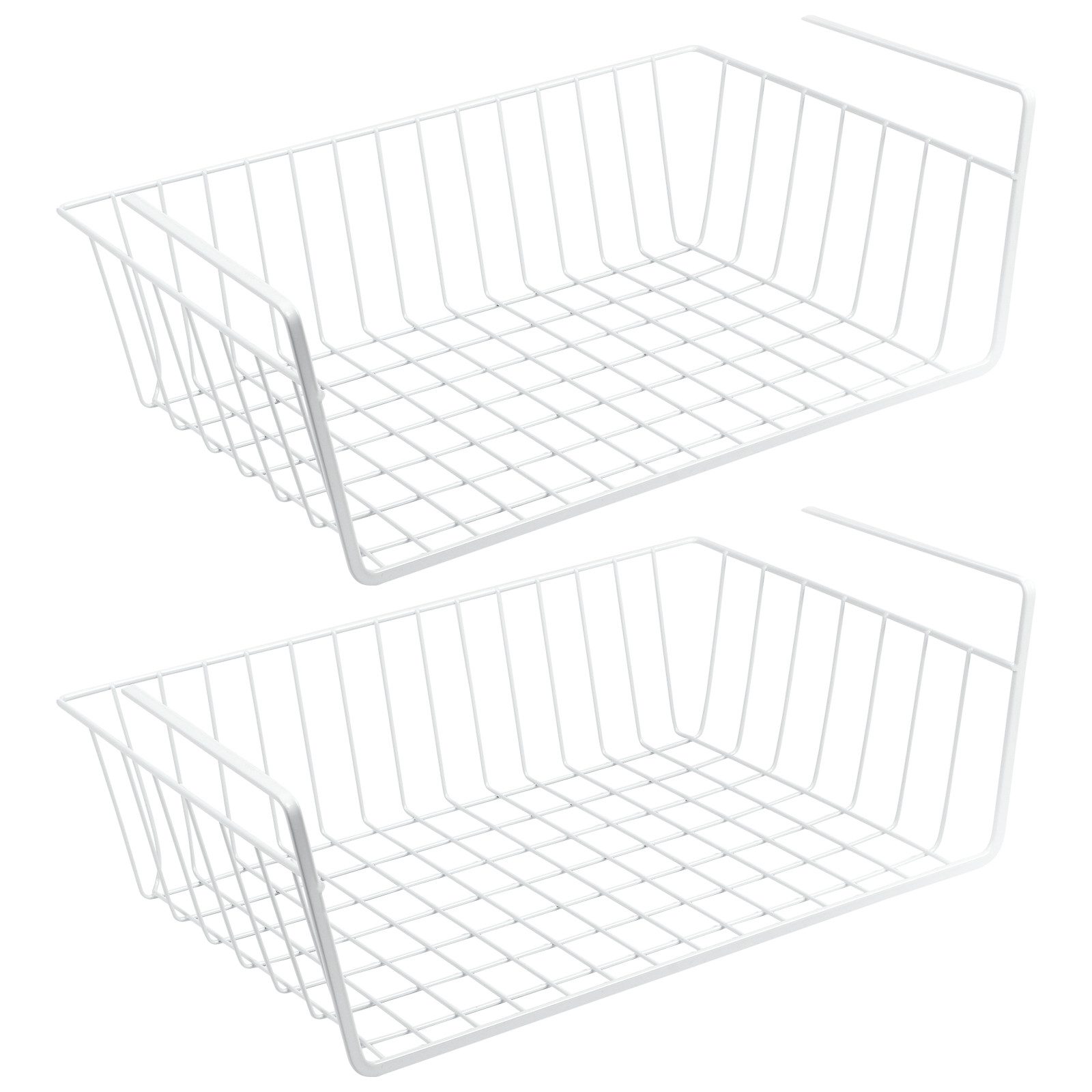 Wellgro Regaleinsatz 2er Set Schrankkörbe aus Metall weiß (2 St). € 17,95