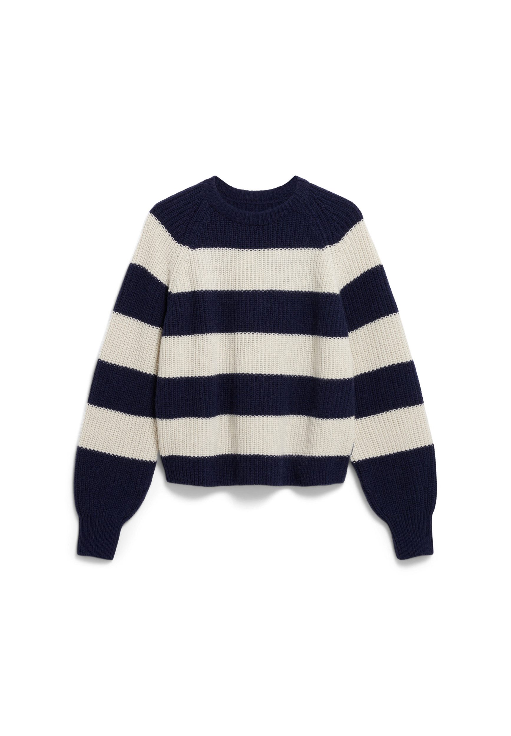 Strickpullover KAAGI STRIPES Pullover aus Bio-Woll Mix