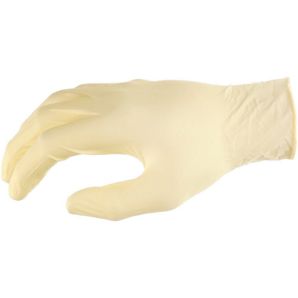 PRO FIT by Fitzner Einweghandschuhe Latex- Einweghandschuh geeignet bei/für Lebensmittel | Handschuhe