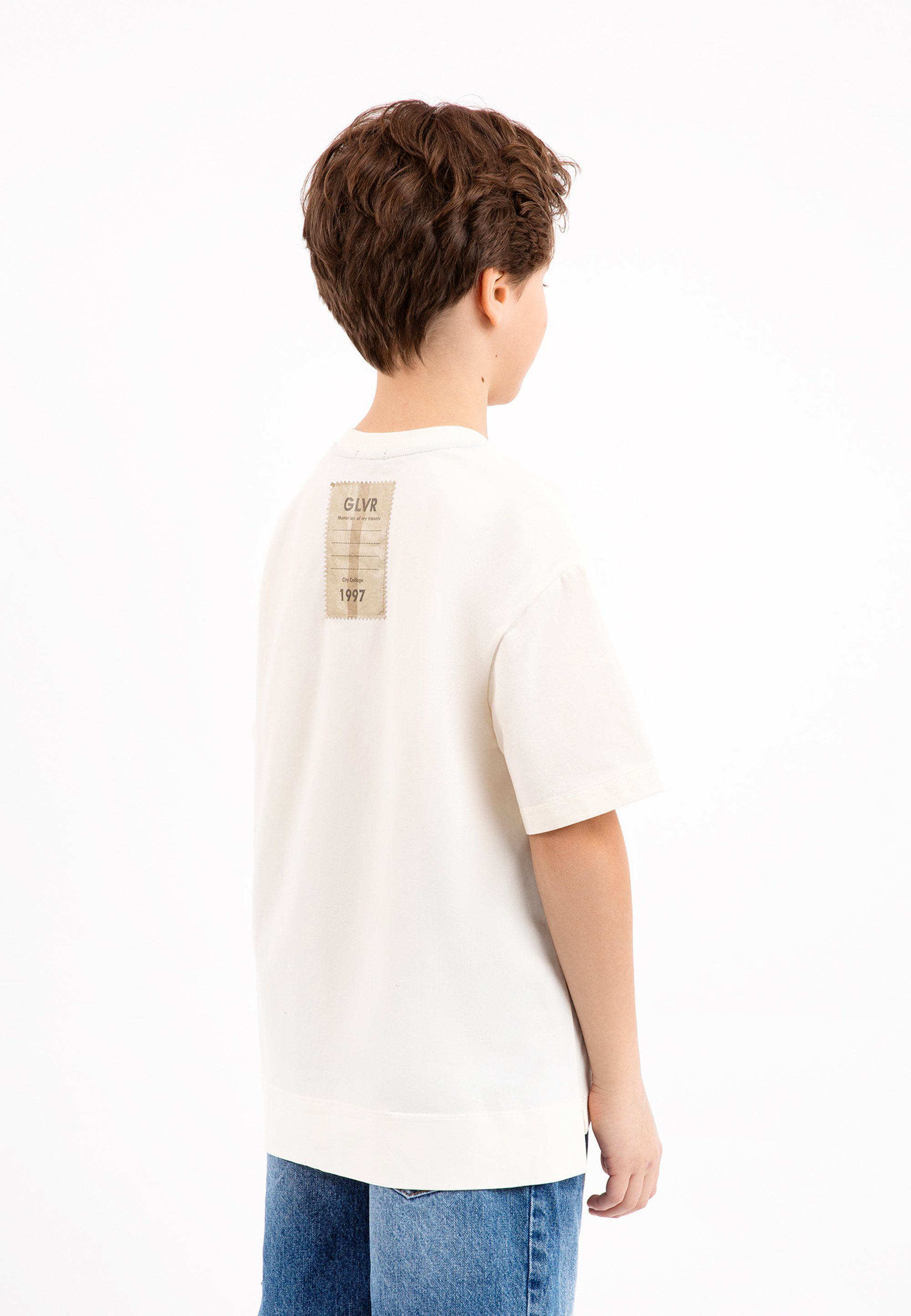 Gulliver T-Shirt Schriftprints mit coolen