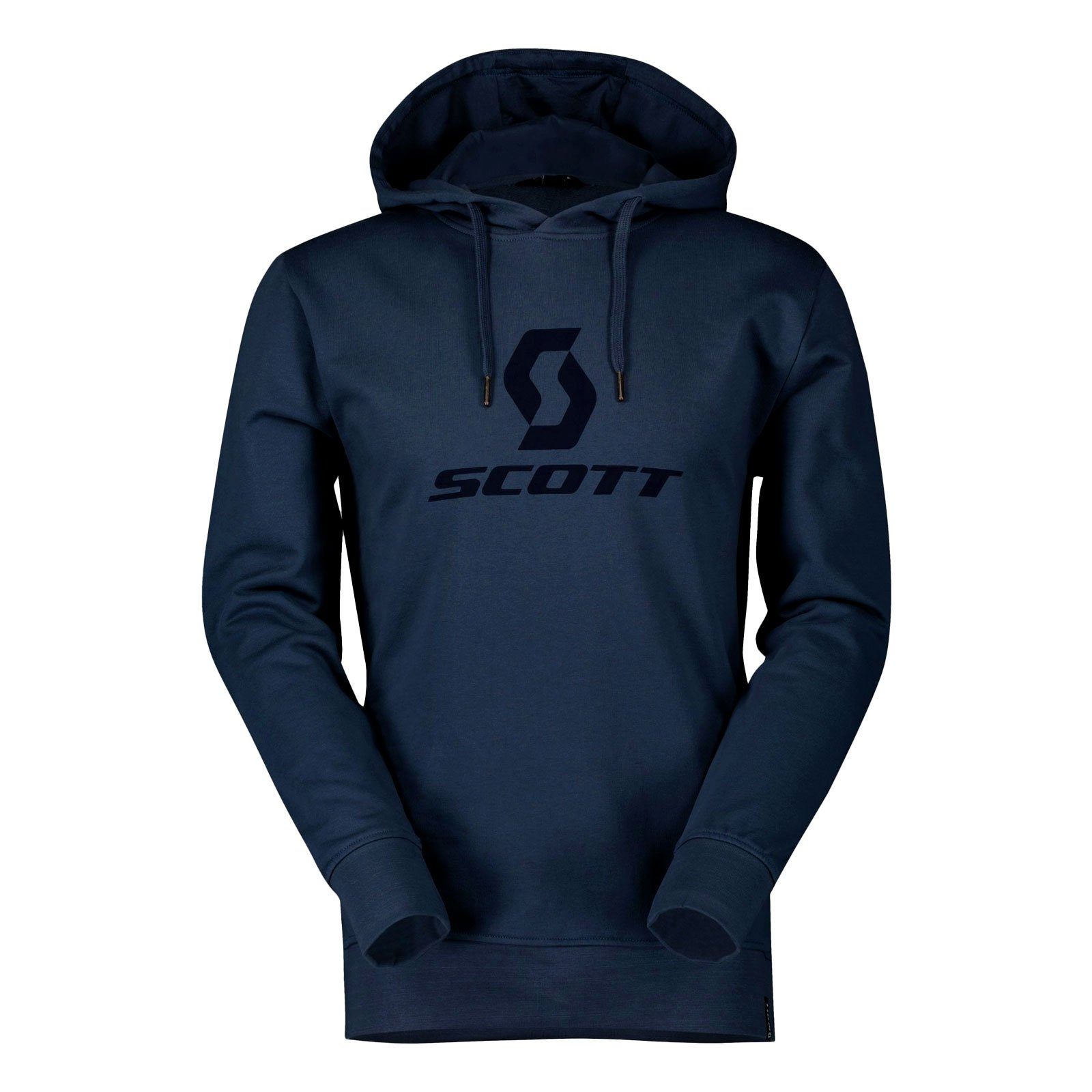 Scott Kapuzenpullover Icon Hoodie mit großem Logoprint 7377 metal blue