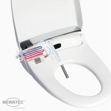MEWATEC Dusch-WC-Sitz E900, - Premium Dusch-WC + 1 Kalkschutzfilter gratis!