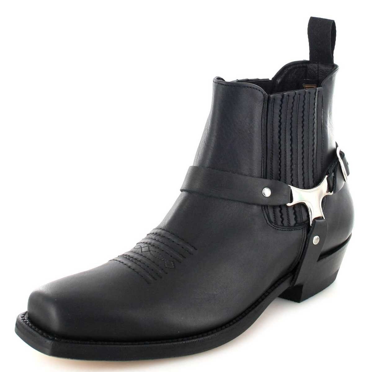 Mayura Boots MB024 Schwarz Bikerboots Rahmengenähte günstig online kaufen