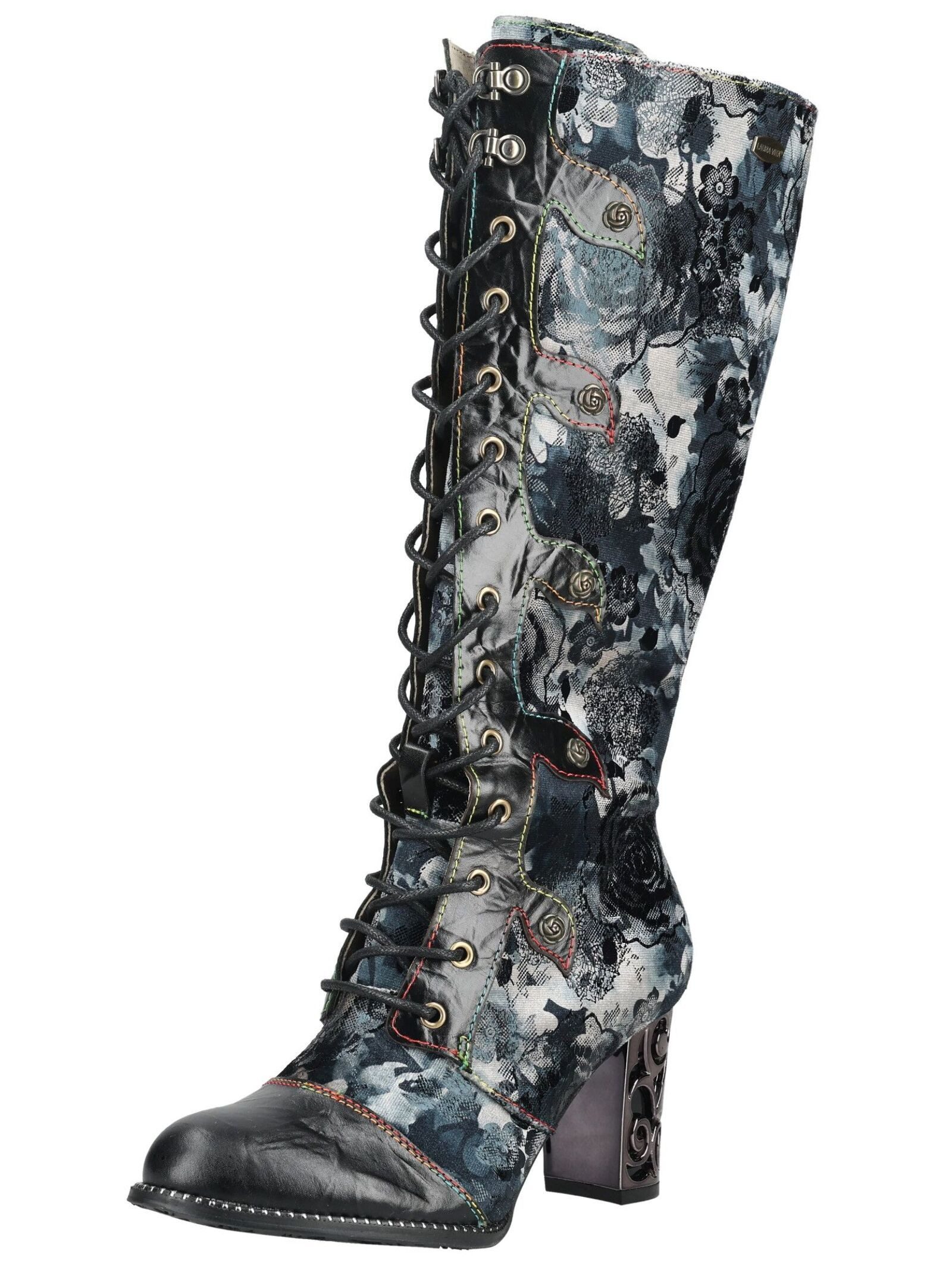 LAURA VITA LAURA VITA Stiefel Leder/Textil High-Heel-Stiefel