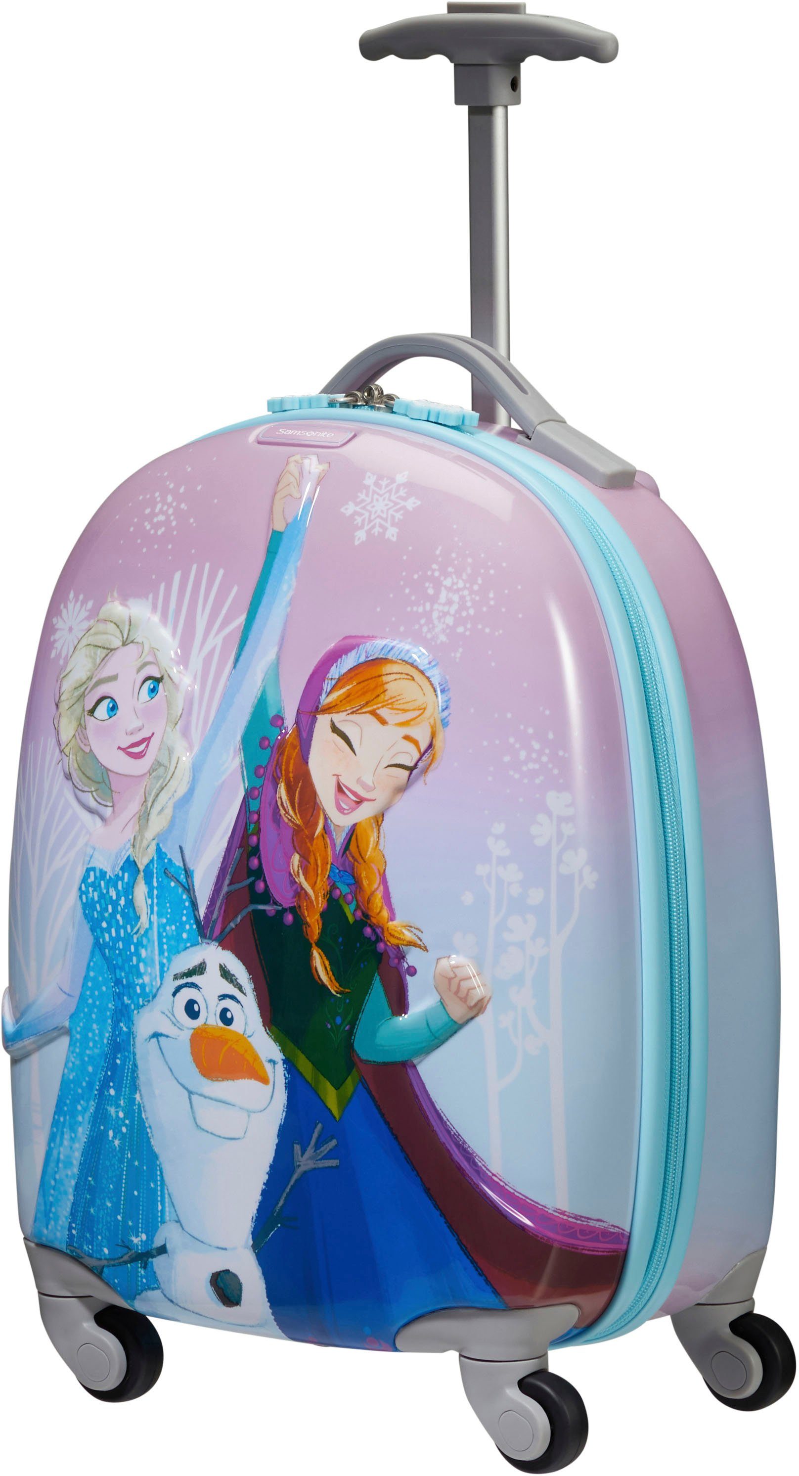 Samsonite Kinderkoffer Disney Ultimate 2.0, 46 cm, Frozen, 4 Rollen, Kinderreisekoffer Kindertrolley Handgepäck Hartschalenkoffer