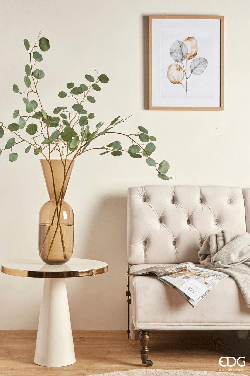 enzo de gasperi Dekovase Designervase aus farbigem Glas Höhe 50 cm Ø 17 cm - 3 Farbvarianten (verschiedene Größen können kombiniert werden)