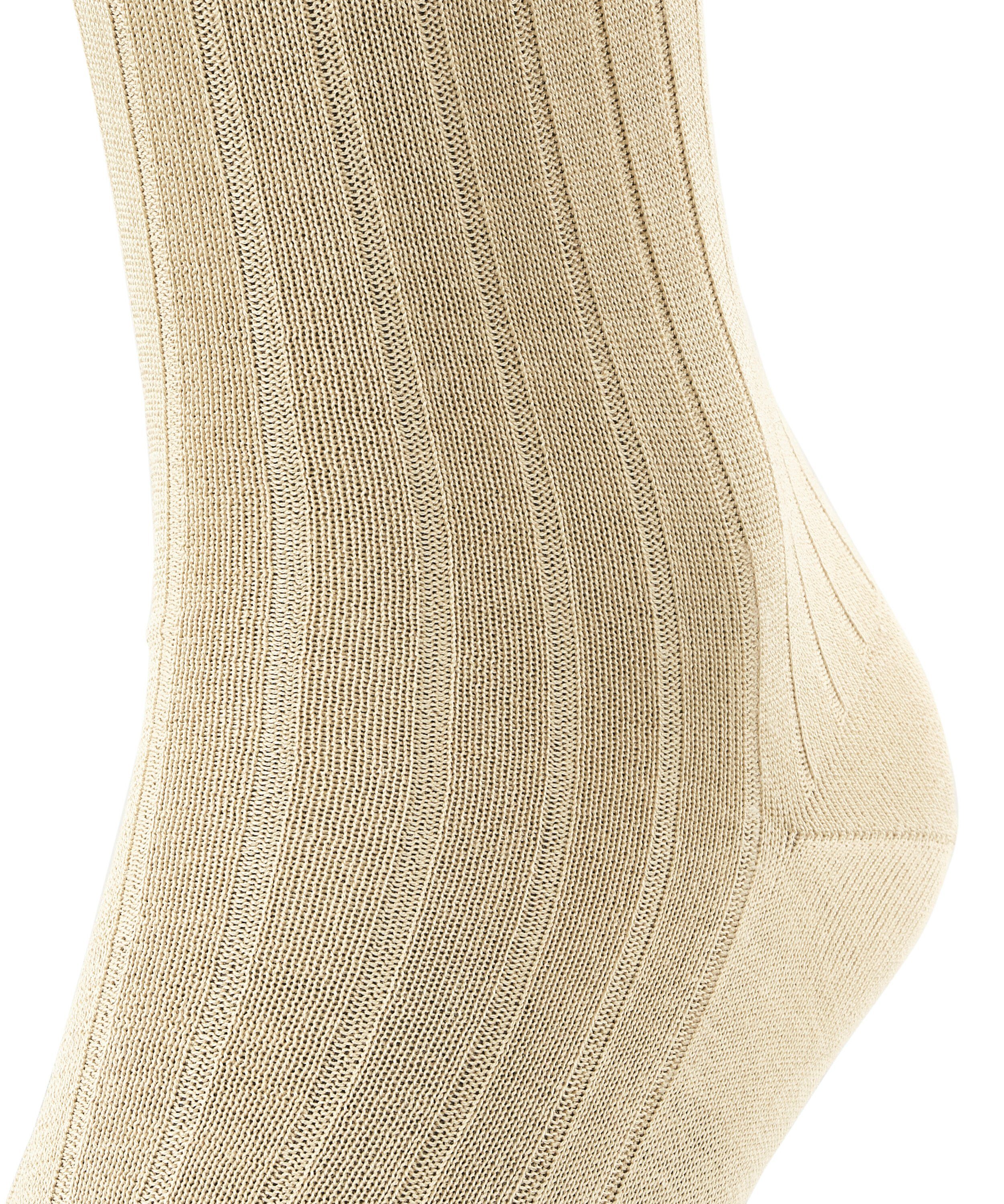 Milano sand (1-Paar) Baumwolle Kniestrümpfe merzerisierter FALKE (4320) aus
